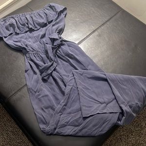 Guess Jumpsuit- Beautiful periwinkle 100%silk size M